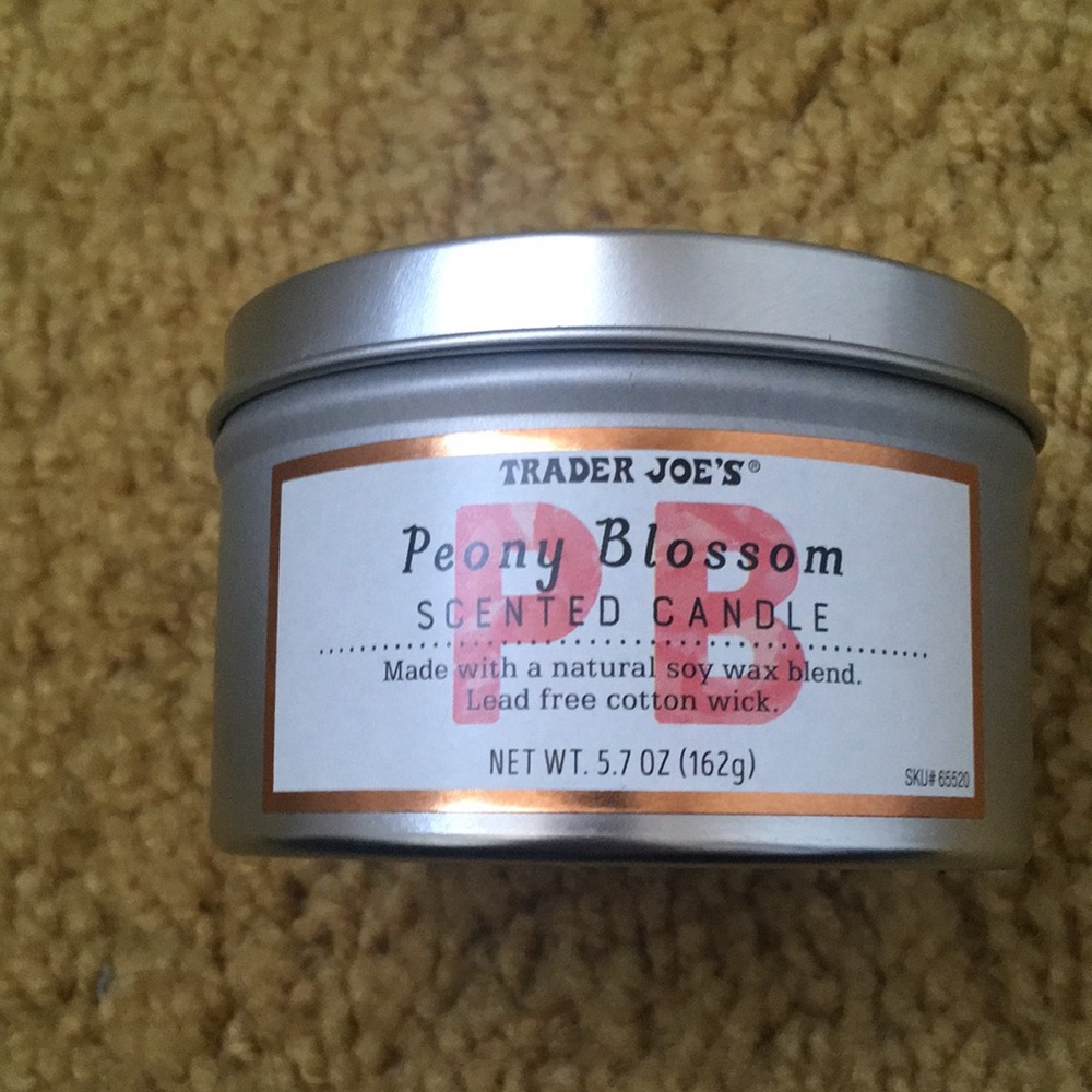 Trader Joe’s Peony Blossom Candle Brand New